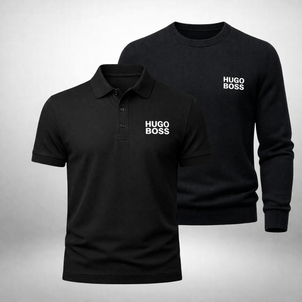 BOSS Set Polo-Shirt + Pullover