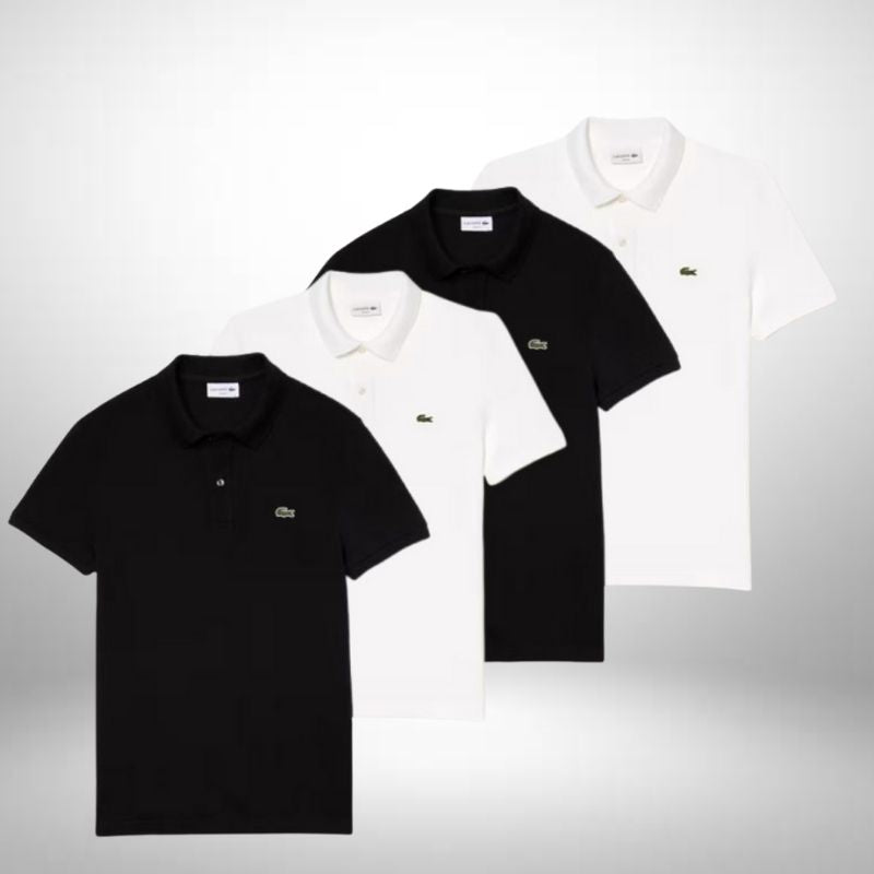 Set 4 Poloshirts Lacoste Detail
