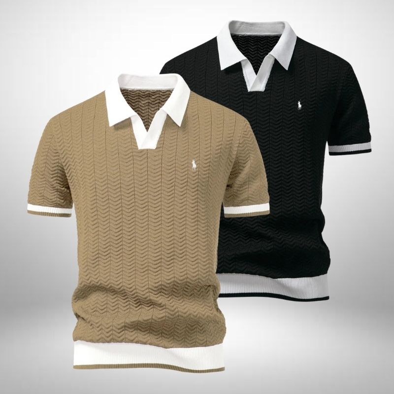 Ralph Lauren Poloshirts Beige Schwarz