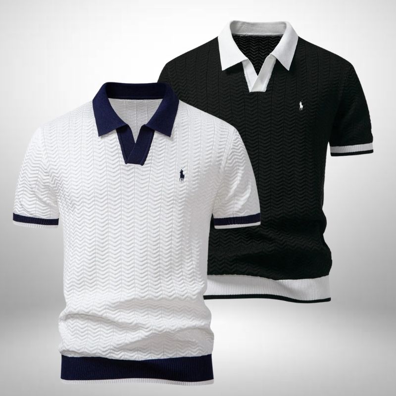 Ralph Lauren Poloshirts Weiß Schwarz